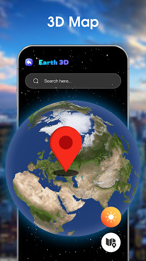 Live Satellite View, 3D Map ekran görüntüsü