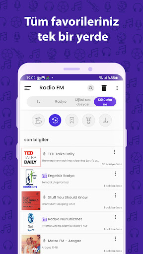 Radyo FM ekran görüntüsü