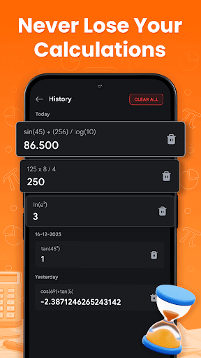 Scientific Calculator App ekran görüntüsü