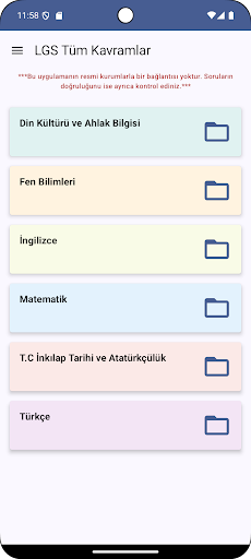 LGS Tüm Kavramlar ekran görüntüsü
