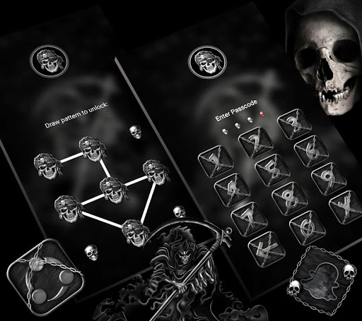 Skull Devil Launcher Theme ekran görüntüsü