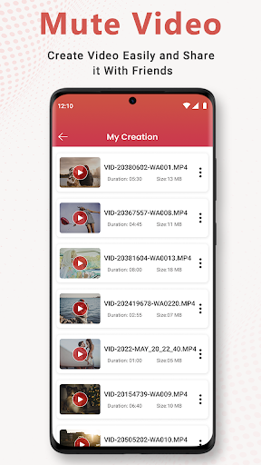 Mute Video :Silent Video Maker ekran görüntüsü