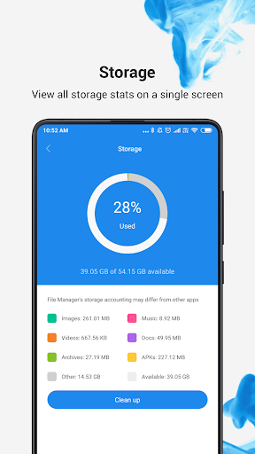 Xiaomi Dosya Yöneticisi ekran görüntüsü