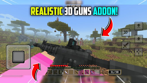Guns Weapons Mod for MCPE ekran görüntüsü