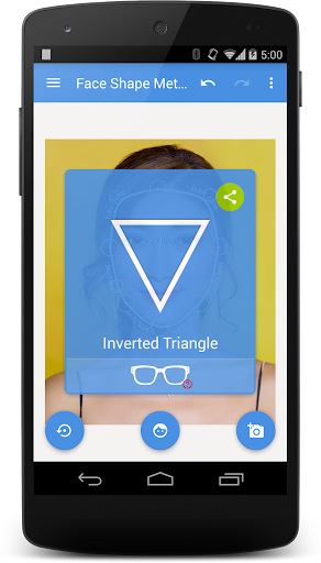 My Face Shape Meter and frames ekran görüntüsü