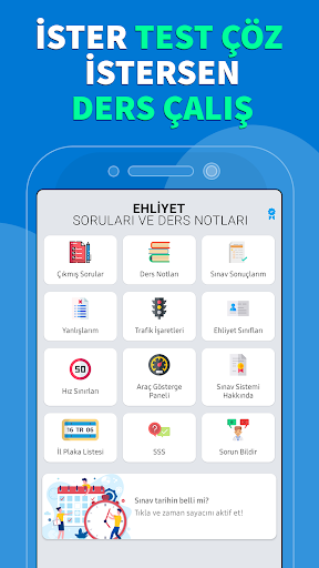 Ehliyet Sınavı Çıkmış Soruları ekran görüntüsü