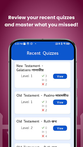 Bengali Bible Quiz ekran görüntüsü
