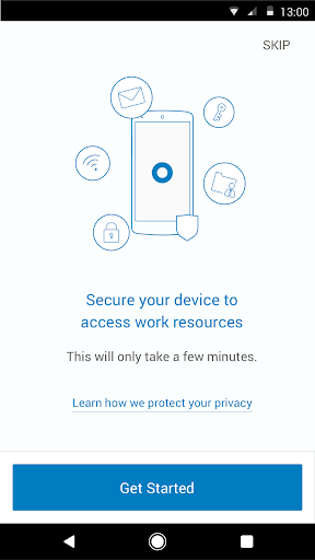 Okta Mobile ekran görüntüsü