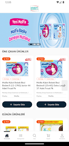 Bebek Bezi Burada ekran görüntüsü