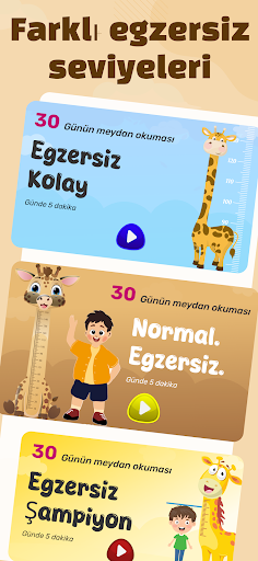 Çocuklar Boy Uzatma Egzersizi ekran görüntüsü