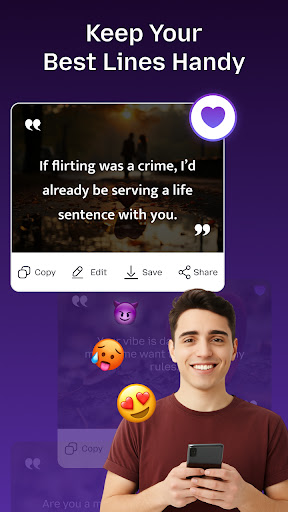 Flirty Messages & Pickup Lines ekran görüntüsü