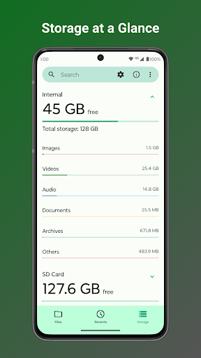 Fossify File Manager ekran görüntüsü