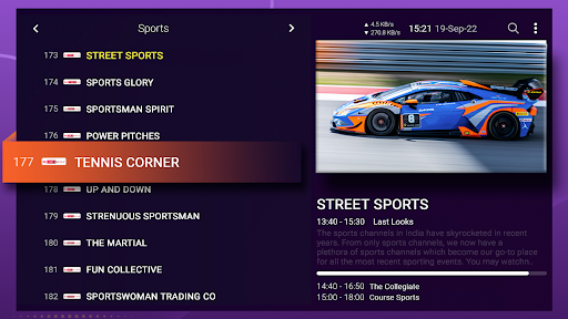 IPTV Smart Purple Player ekran görüntüsü