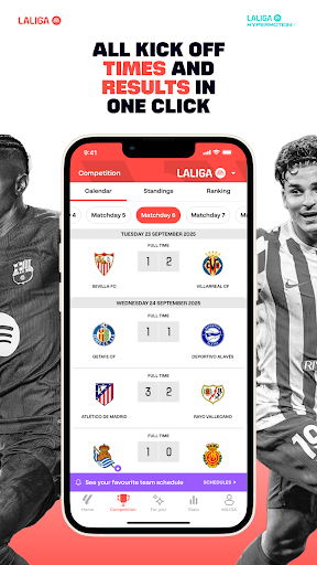 LALIGA Official App 2025/26 ekran görüntüsü