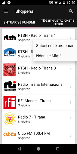 Albanian Radio Stations ekran görüntüsü