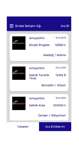 Emlak İletişim Ağı ekran görüntüsü
