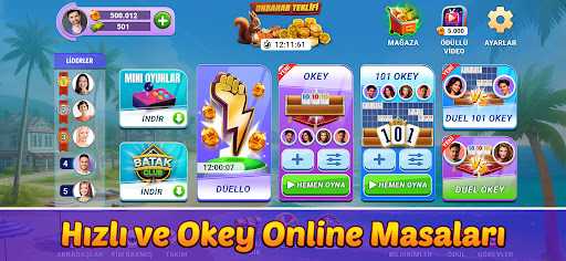 Okey Canlı - 101 Okey Club ekran görüntüsü