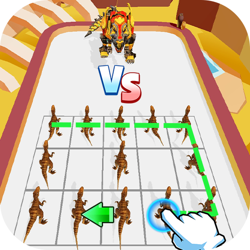 Merge Battle: dinozor oyunları