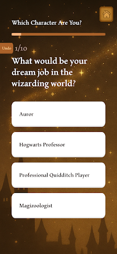 Potter Personality Quiz ekran görüntüsü