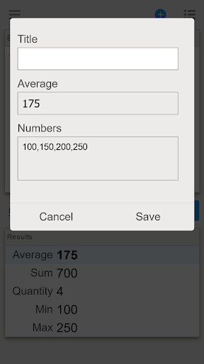 Average Calculator ekran görüntüsü