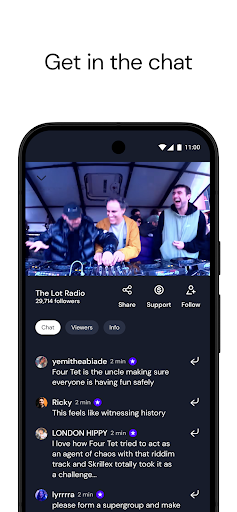 Mixcloud-Radyo ve DJ miksleri ekran görüntüsü
