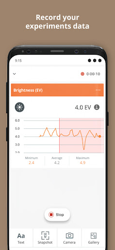 Arduino Science Journal ekran görüntüsü