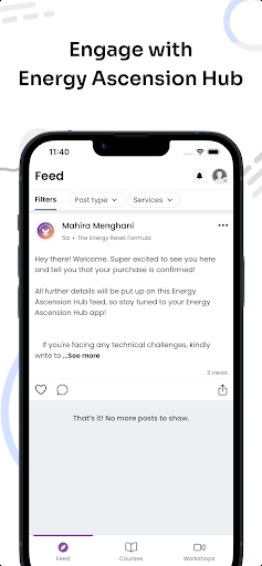 Energy Ascension Hub ekran görüntüsü