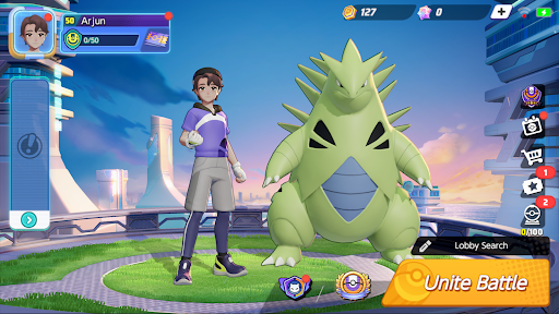 Pokémon UNITE ekran görüntüsü