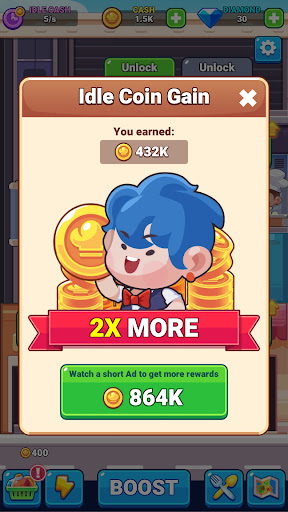 IdleRestaurant - magnate games ekran görüntüsü