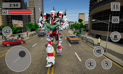 Robot Car Games: Ambulance 3D ekran görüntüsü