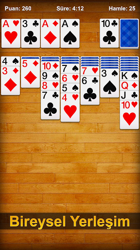 Solitaire - Türkçe ekran görüntüsü