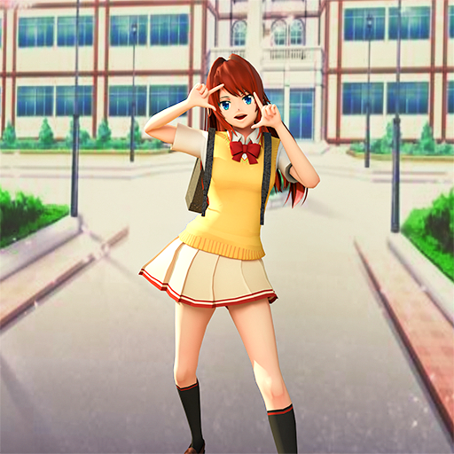 Anime okul kız Aşk hayat 3d
