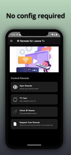 Remote for Loewe tv ekran görüntüsü