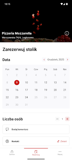 Pizzeria Mozzarella Legionowo ekran görüntüsü
