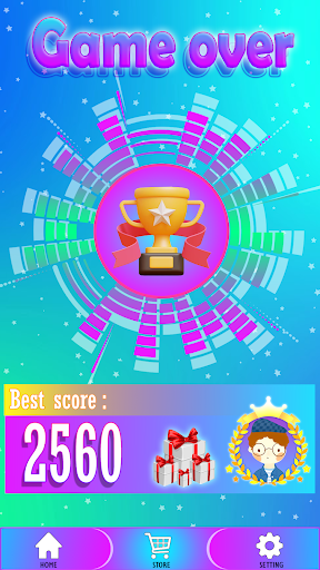 Piano Descendants 5 Tiles Game ekran görüntüsü