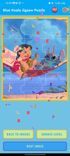 Cute Blue Koala Jigsaw Puzzle ekran görüntüsü