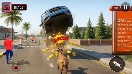 Angry Goat Animal Simulator 3d ekran görüntüsü
