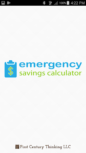Emergency Savings Calculator ekran görüntüsü