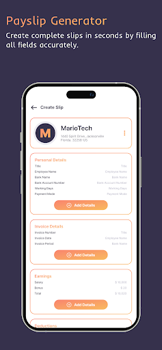 Payslip Generator ekran görüntüsü