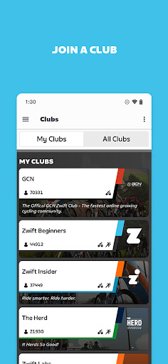 Zwift Companion ekran görüntüsü