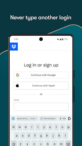 Dashlane Password Manager ekran görüntüsü