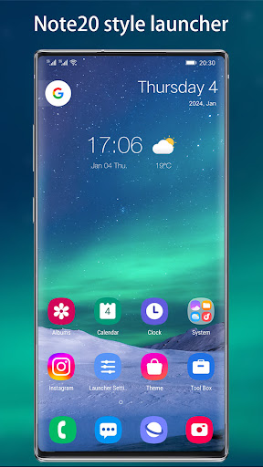 Cool Note20 Launcher Galaxy UI ekran görüntüsü