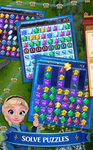 Disney Frozen Free Fall ekran görüntüsü