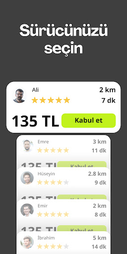 inDrive: taksi kaynağı ekran görüntüsü