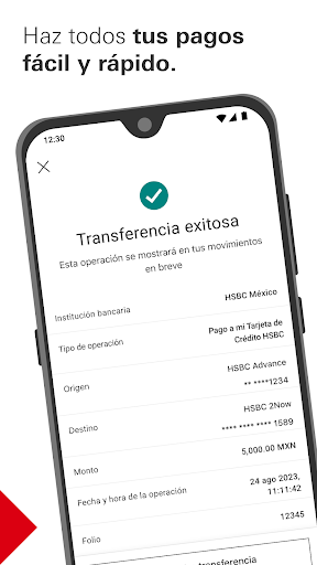HSBC México ekran görüntüsü