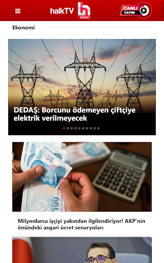 Halk TV ekran görüntüsü