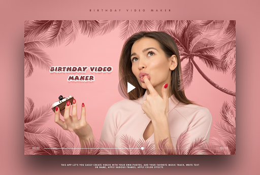 Video - Birthday Video Maker ekran görüntüsü