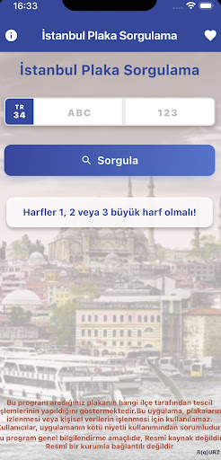 İstanbul Plaka Sorgulama ekran görüntüsü