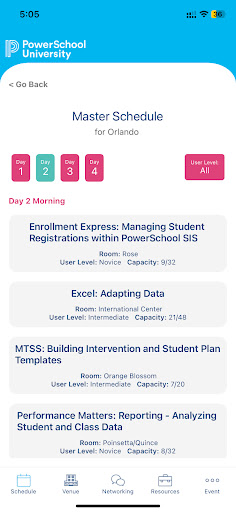 PowerSchool University ekran görüntüsü
