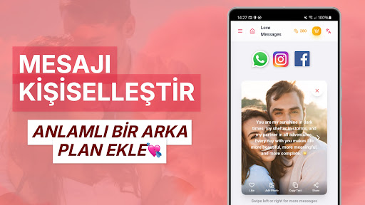 Aşk Mesajları ve Alıntılar ekran görüntüsü